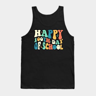 Happy 100Th Day Of School Teacher Kids 100 Days Of School Tank Top